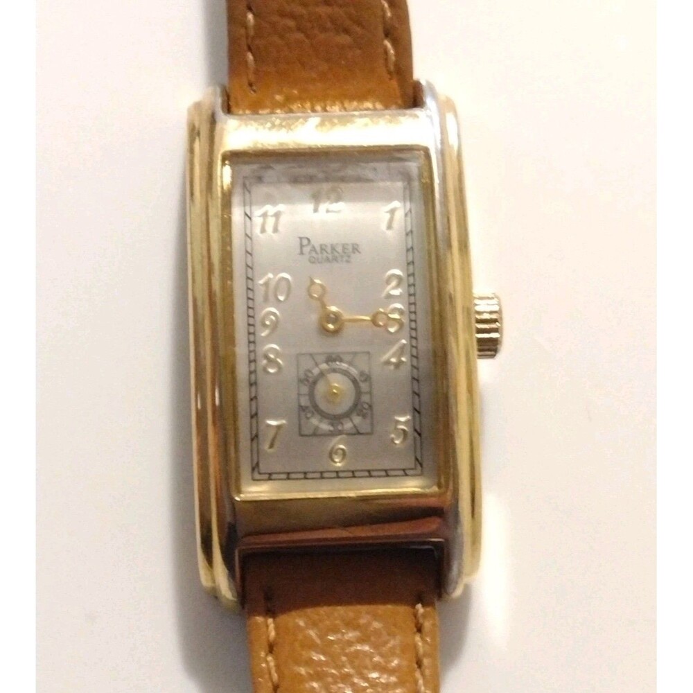 Vintage Parker Curvex Unisex Watch 22mm Gold Tone Watch